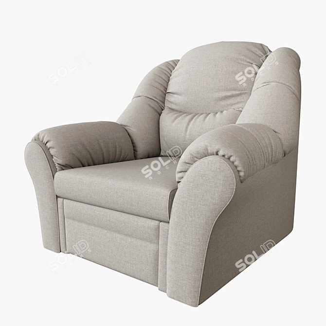 MARIA Chair - Comfort and Style 3D model image 1