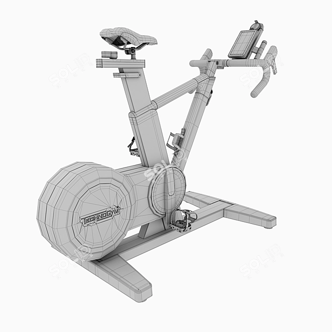 Title: Ultimate Performance: Technogym SKILLBIKE 3D model image 3