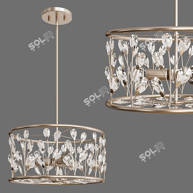 Enchanting Dreamland Ceiling Light 3D model image 2