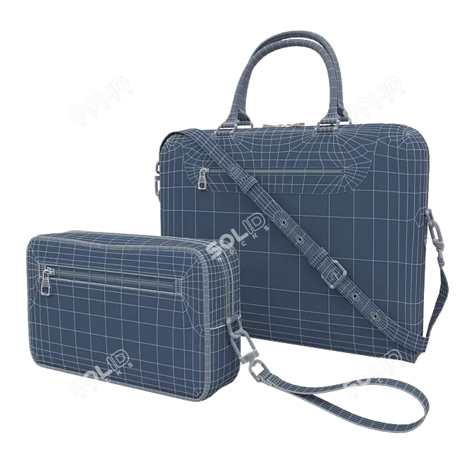 Luxury Louis Vuitton Bags: Style and Elegance 3D model image 3