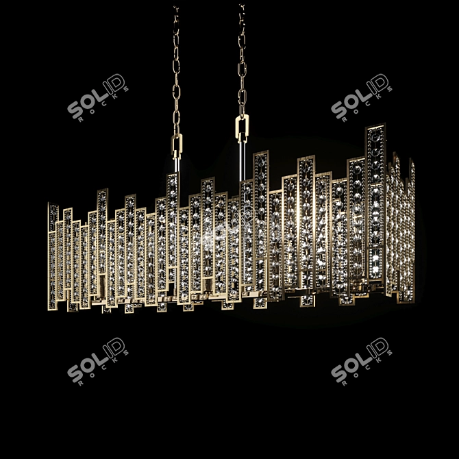 Classic Elegance Chandelier 3D model image 2