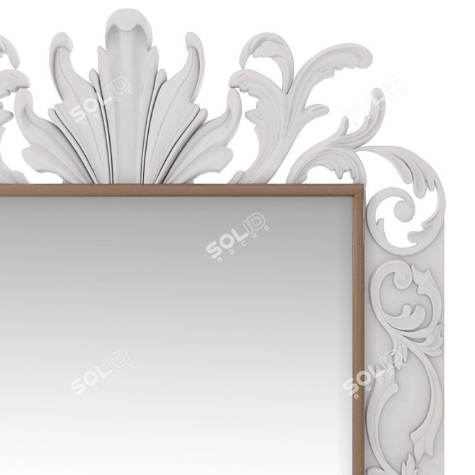 Hallway Furniture Set: Wardrobe, Shoe Rack, Mirror, Mattress, Coat Hanger 3D model image 4