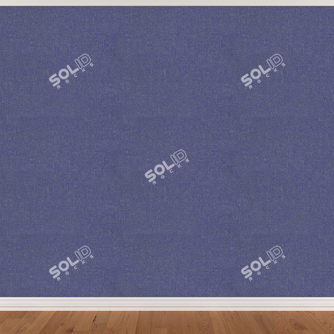 Seamless Wallpaper Set in 3 Colors 3D model image 2