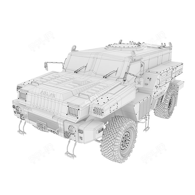 Ultimate Armored Car- "Marauder 3D model image 3