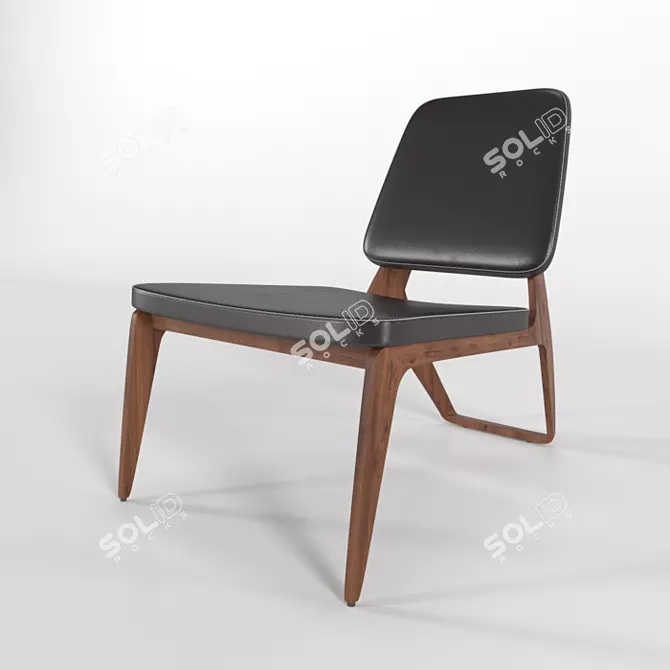 Elevate Your Lounge with Moonlounger 3D model image 1