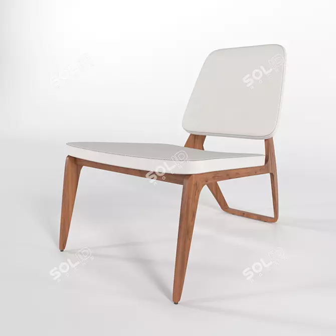 Elevate Your Lounge with Moonlounger 3D model image 2