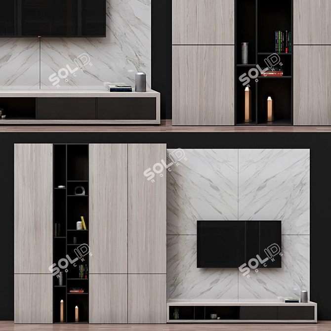 Zona 30 TV Stand 3D model image 2