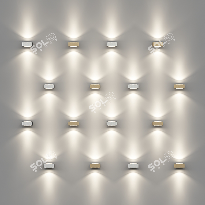 Modern IES Lighting Fixture 3D model image 1