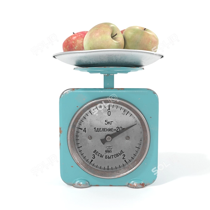 Kitchen Scale 3D model image 1