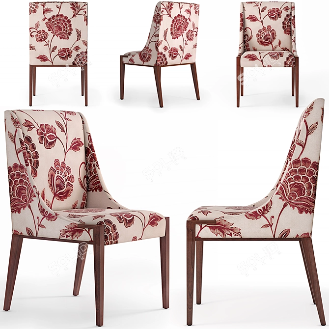 Lisse Chair: Modern Elegance by Dmitriy & Co. 3D model image 2