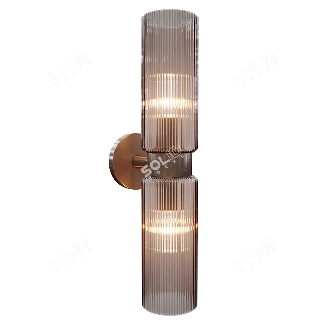 Elegant Zeus Wall Light 3D model image 1