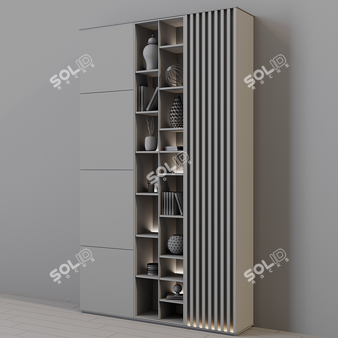 Multi-Purpose Decorative Shelving 3D model image 3