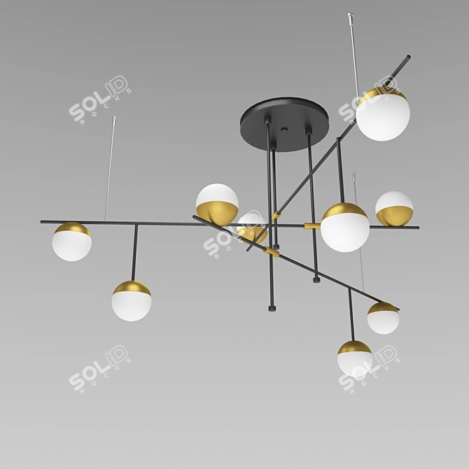 Inodesign Technum Boll Pendant Light 3D model image 1