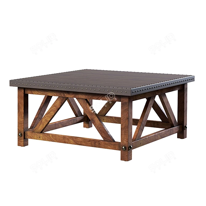 Michael Amini Brighton Coffee Table 3D model image 1