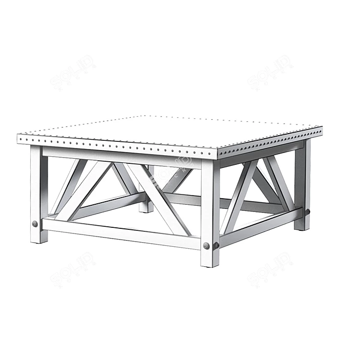 Michael Amini Brighton Coffee Table 3D model image 2