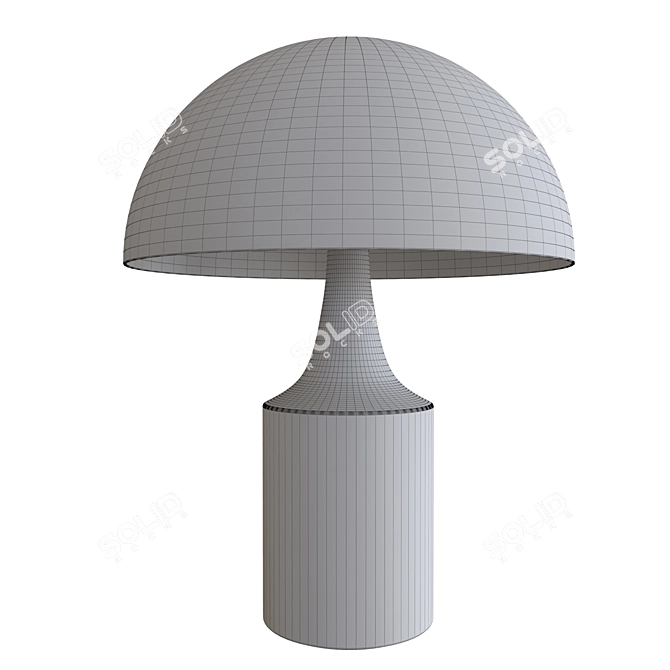 Vintage-inspired Hudson Table Lamp 3D model image 2