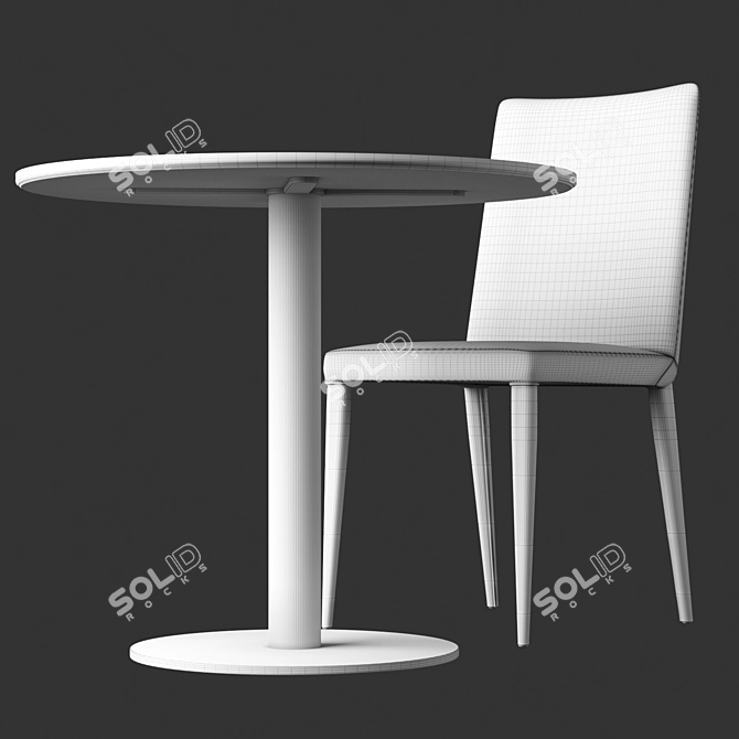 Elegant Frag Doni 73 Bar Table 3D model image 2