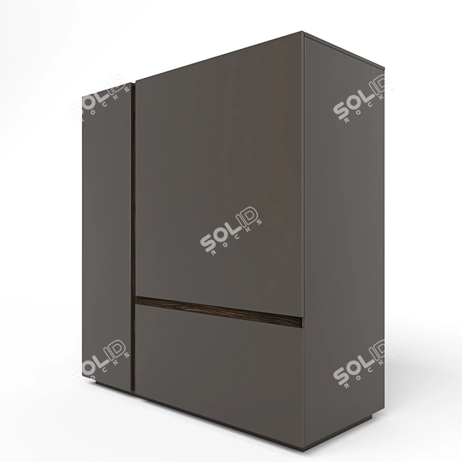 Poliform Free Sideboard - Sleek Storage Solution 3D model image 3