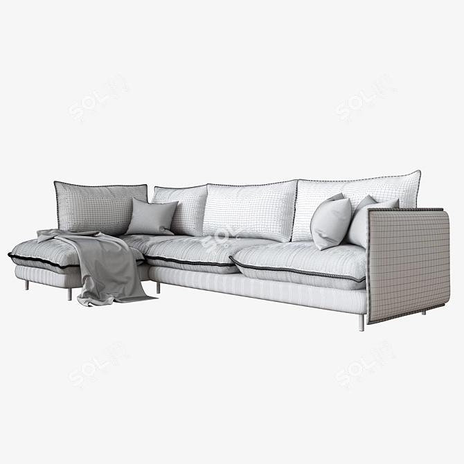 Cozy Tango Easy Sofa 3D model image 2