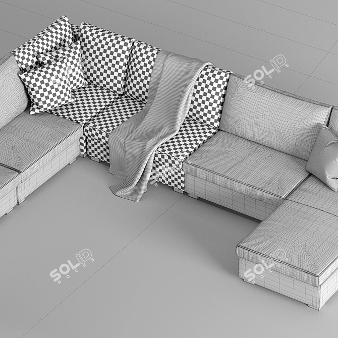Liverpool Dream Modul Sofa with Dantone Elegance 3D model image 3