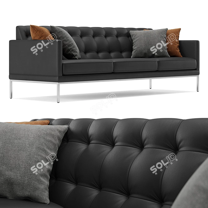 Modern Office Sofa 3D model image 1