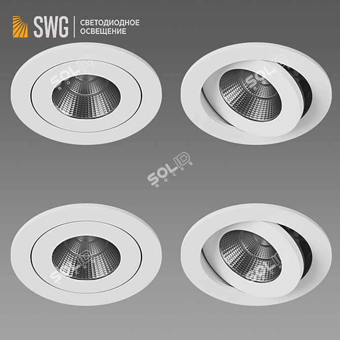 DesignLed Aluminum Profile Lighting 3D model image 2