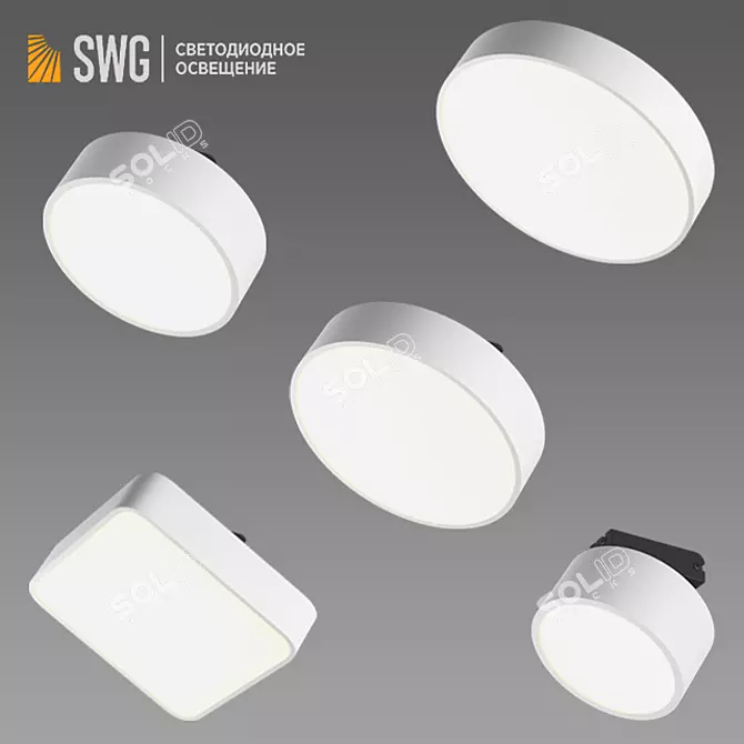 DesignLed IMD-YA Aluminum Profile Lights 3D model image 1