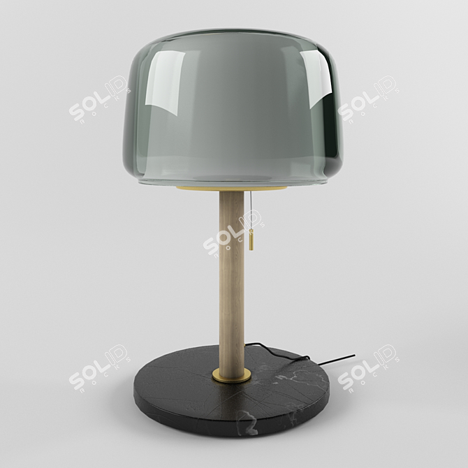 Elegant Evedal Table Lamp 3D model image 1