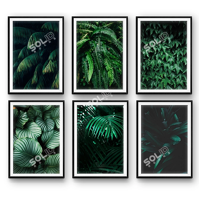 Tropical Vibes | Greenery Set 3D model image 1