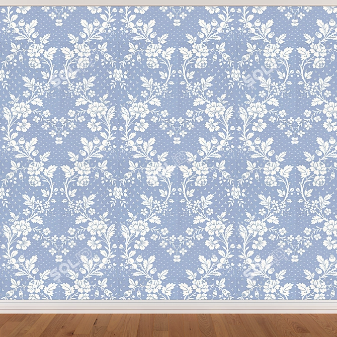 Seamless Wallpaper Set (3 Colors) 3D model image 3