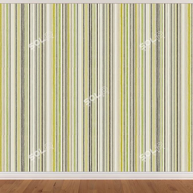 Seamless Wallpaper Set (3 Colors) - 250 Textures 3D model image 2