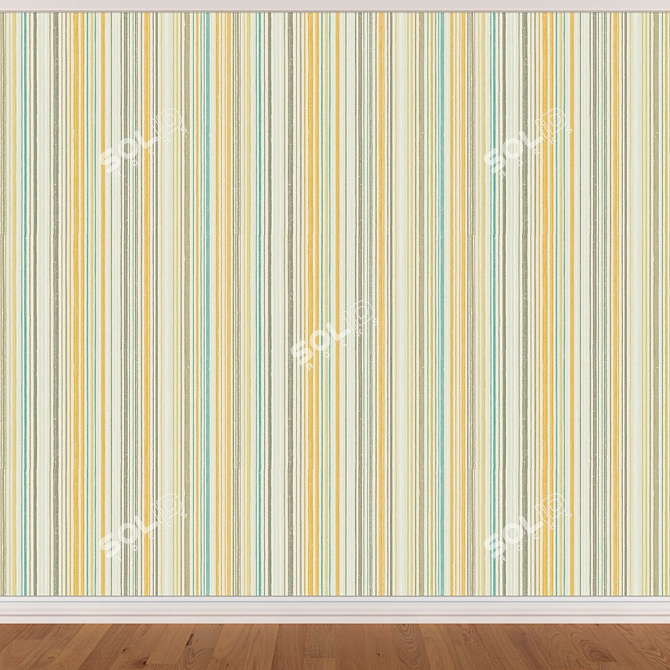 Seamless Wallpaper Set (3 Colors) - 250 Textures 3D model image 3