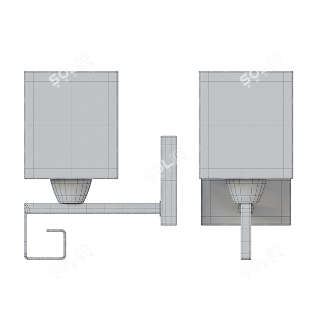 DeMarkt Tetro Wall Sconce 3D model image 3