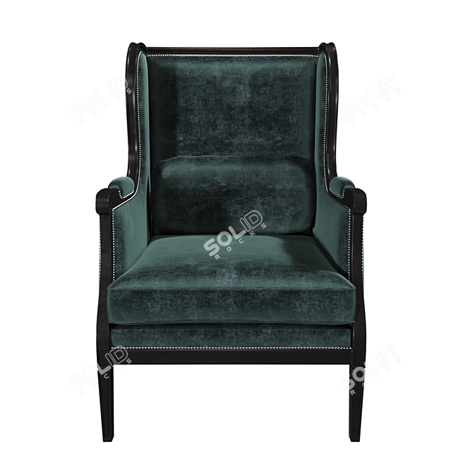 Gallia Armchair | Seven Sedie Collection 3D model image 2