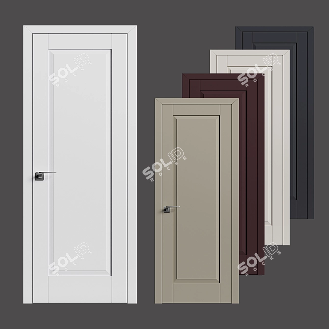 Elegant Profildoors 100U 3D model image 1