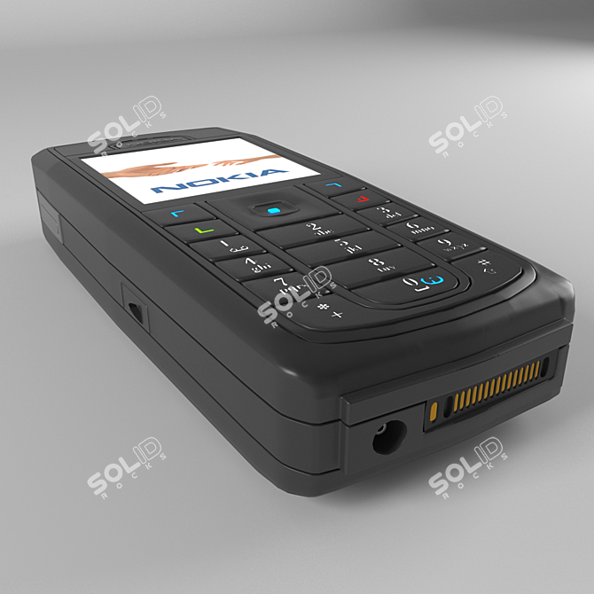Poly-rich Nokia 6230: 189k polygons 3D model image 2