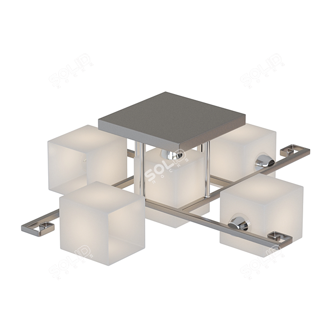 DeMarkt Tetro Pendant Light 3D model image 2