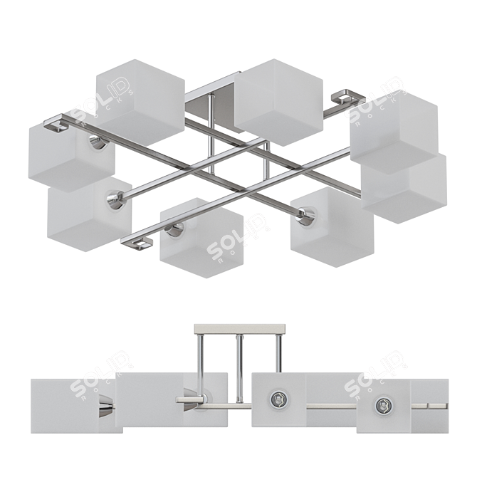 DeMarkt Tetro Pendant Light 3D model image 4