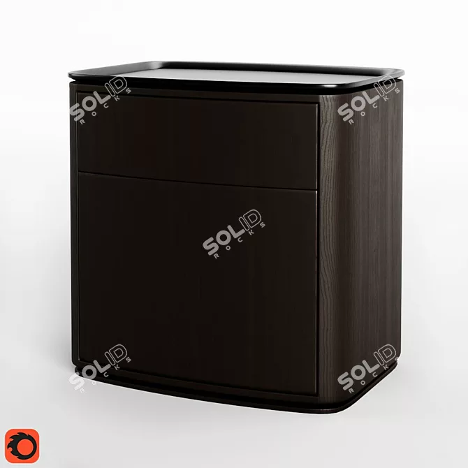 Modern Molteni & C Side Table 3D model image 2