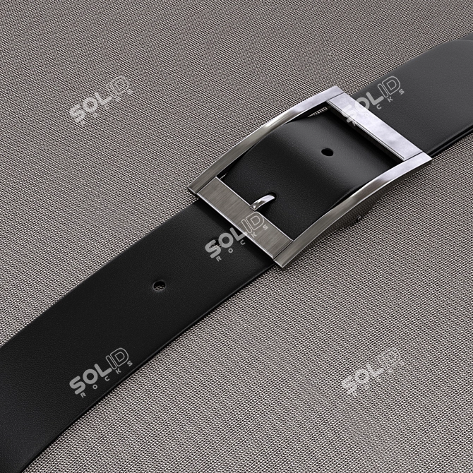 Elegant Square Ottoman: BB-OTH-L-SQU-0014 3D model image 2