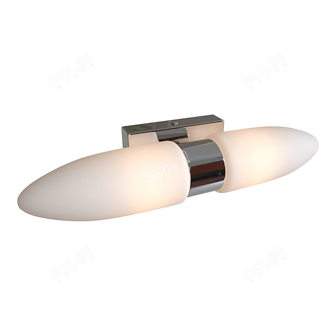 Title: Elegant Aqua A9502AP-2CC Sconce 3D model image 1