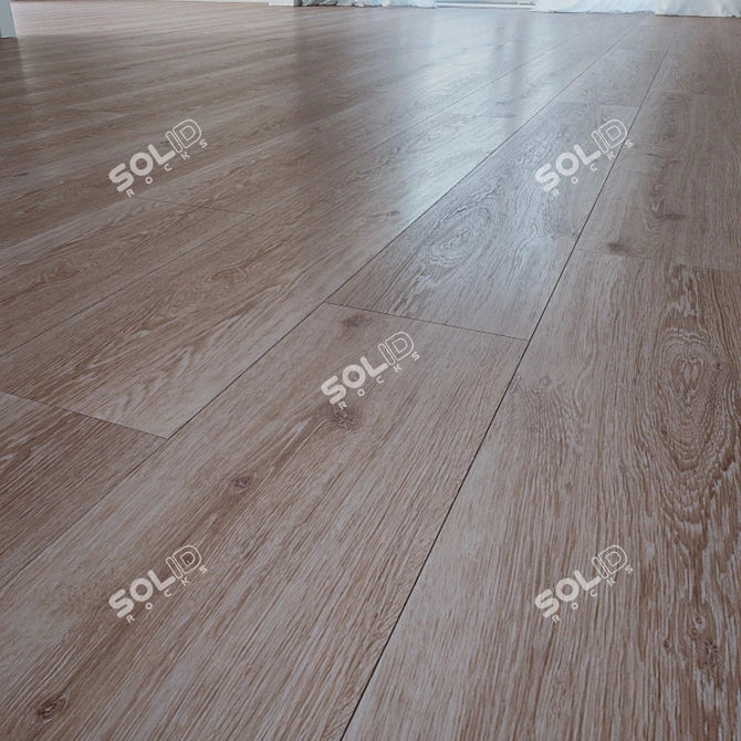 Lion Oak Wooden Flooring: High Quality and Ready Tiled Solution 3D model image 1