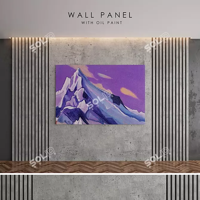 ModulArt Wall Panel 3D model image 1