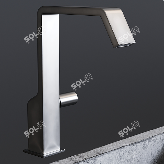 Modern Farmhouse Sink Mixer 3D model image 2