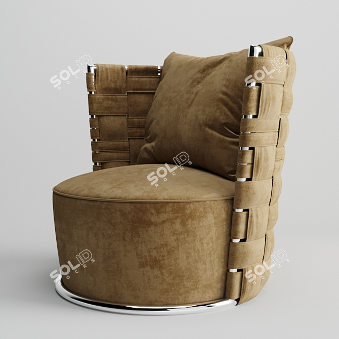 Roberto Cavalli Lounge Chair Set 3D model image 3