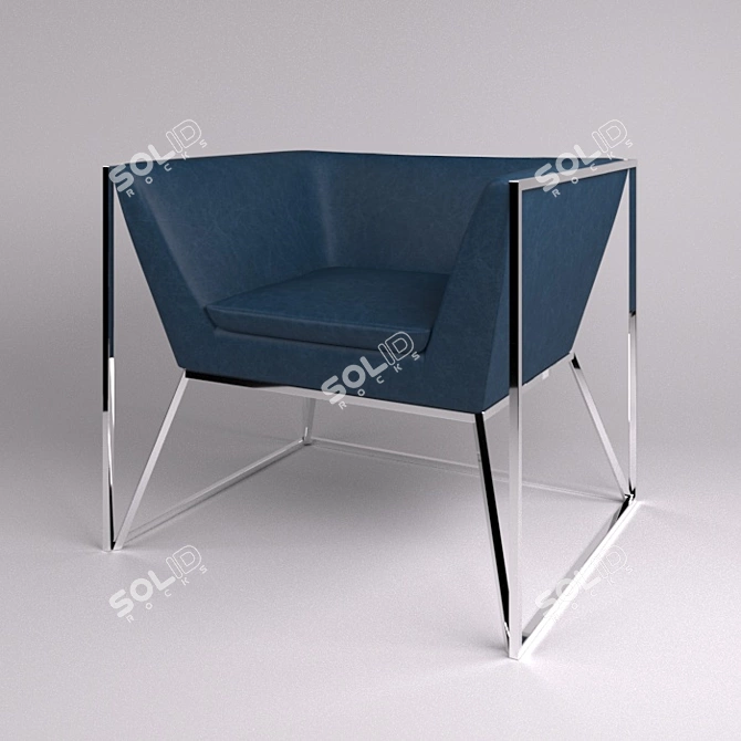 Elegant Elsa Armchair: Milano Home Concept 3D model image 1