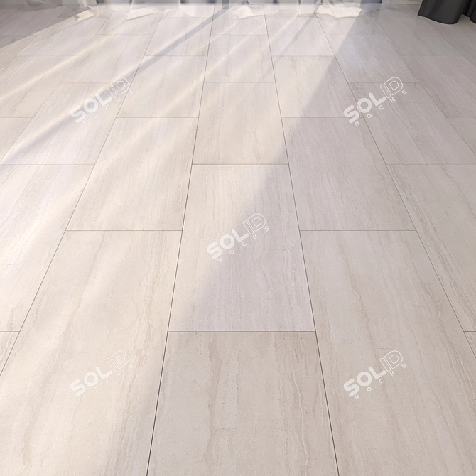 HD Marble Floor Textures 3D model image 1