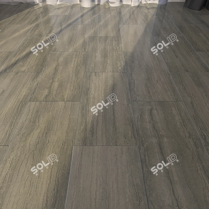 Luxury Marble Floor 239: HD Textures & Multi-Sub Material 3D model image 1