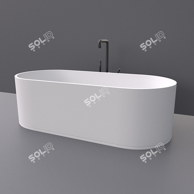 Sleek Freestanding Bath: Jee-o Soho 3D model image 3