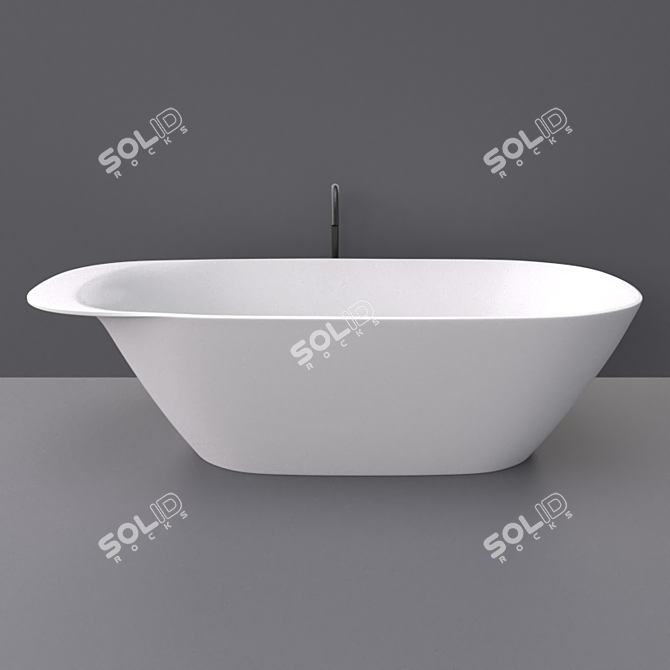 Laufen Ino Freestanding Bathtub: Luxurious Comfort 3D model image 1